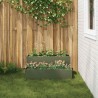 jardinière jardin 2 niveaux 100x60x45 cm Olive Acier 
