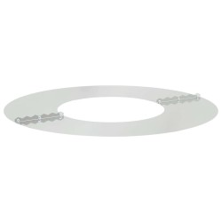 Jardinier Galvanisé Métal Moyen Durable Pot en métal 