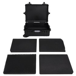 Valise de vol à roulettes Noir 63x50x23 cm PP 