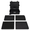 Valise de vol à roulettes Noir 63x50x23 cm PP 
