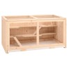 Cage à hamster 104x52x54 cm bois massif de sapin 