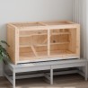 Cage à hamster 104x52x54 cm bois massif de sapin 
