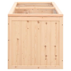 Cage à hamster 104x52x54 cm bois massif de sapin 