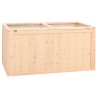 Cage à hamster 104x52x54 cm bois massif de sapin 