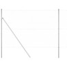 Set de clôture Set de 2 Acier galvanisé 25 x 1,5 m Durable 
