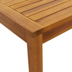Table de jardin 110x55x67 cm Bois d'acacia solide 