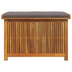 Boîte à coussins d'extérieur 90x50x60,5 cm bois massif d'acacia 