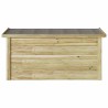 Boîte de rangement 44x119x57 cm Bois imprégné de pin 
