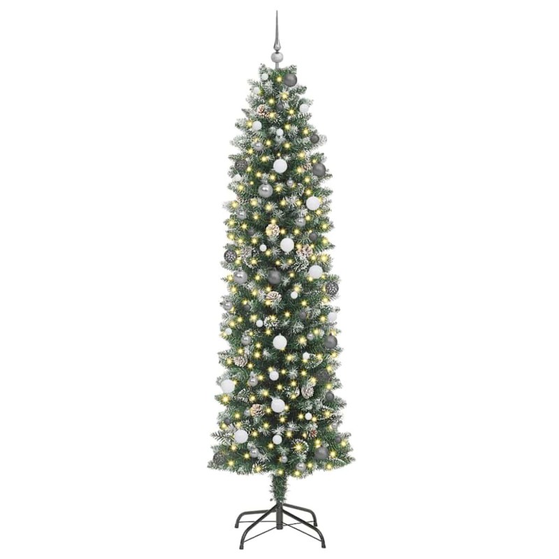 Arbre de Noël artificiel slim Vert 240 cm PVC 