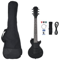 Guitare électrique pour enfants avec sac noir 3/4 30" 