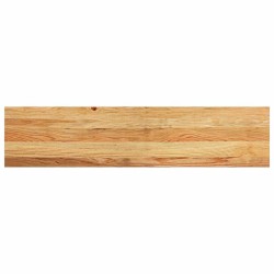 Marches d'escalier 2 pcs marron clair 110x30x2 cm chêne massif 