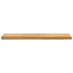 Marches d'escalier 2 pcs marron clair 110x30x2 cm chêne massif 