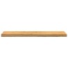 Marches d'escalier 2 pcs marron clair 110x30x2 cm chêne massif 