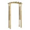 Arche en treillis 110x60x210 cm Bois de pin massif imprégné 