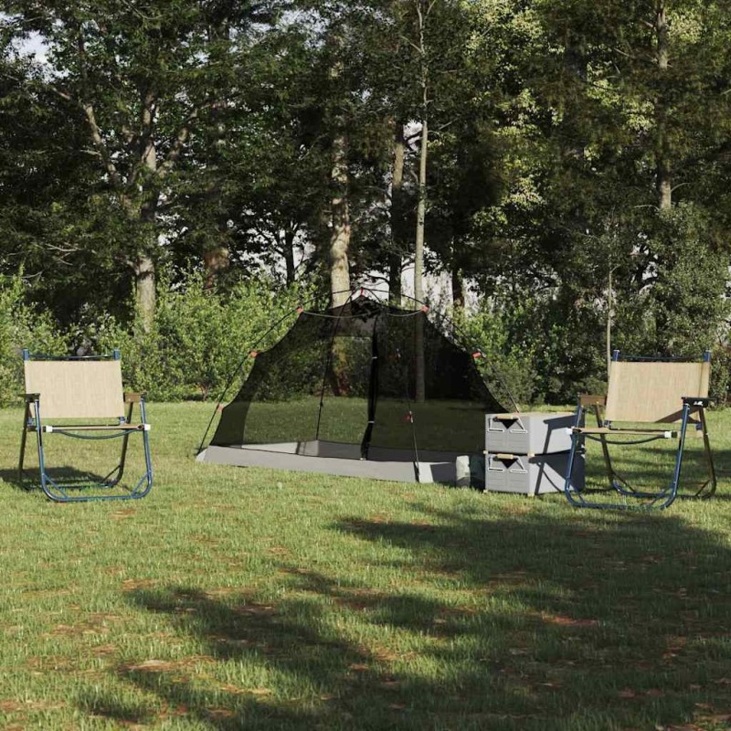 Tente avec toit Autre avec évent Gris et Noir 236 x 108 x 120 cm 