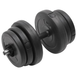 Haltère avec plaques 40 kg 