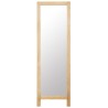 Miroir sur pied 48x46,5x150 cm Bois de chêne solide 