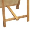 Miroir sur pied 48x46,5x150 cm Bois de chêne solide 