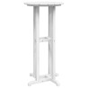 Table de Bar Blanche 55x55x107 cm HDPE 