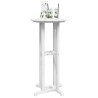 Table de Bar Blanche 55x55x107 cm HDPE 