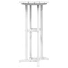 Table de Bar Blanche 55x55x107 cm HDPE 