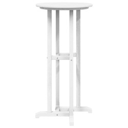Table de Bar Blanche 55x55x107 cm HDPE 