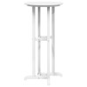 Table de Bar Blanche 55x55x107 cm HDPE 