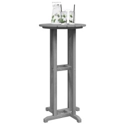 Table de Bar Gris Clair 55x55x107 cm HDPE 