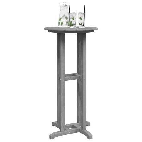 Table de Bar Gris Clair 55x55x107 cm HDPE 