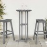 Table de Bar Gris Clair 55x55x107 cm HDPE 
