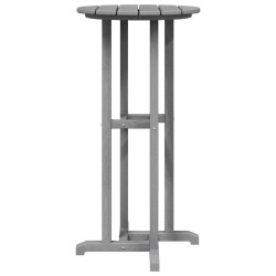 Table de Bar Gris Clair 55x55x107 cm HDPE 