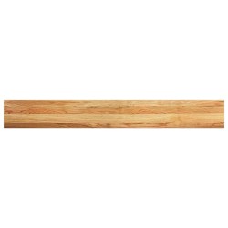 Appuis de fenêtre 2 pcs marron clair bois de chêne massif 
