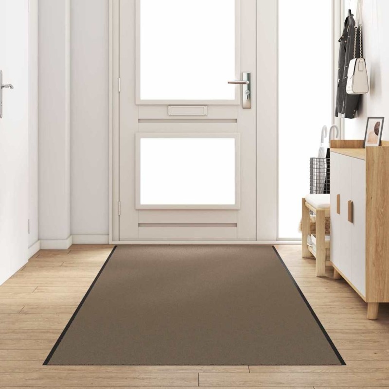 Tapis d'entrée Rectangulaire Beige 120x350 cm 