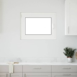 Fenêtre de sous-sol« RISOR » 80 x 70 cm oscillo-battante DIN gauche blanche 