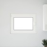 Fenêtre de sous-sol« RISOR » 80 x 70 cm oscillo-battante DIN gauche blanche 