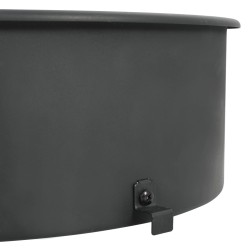 Kit d'anneau de rôtissoire barbecue 47 cm Noir 