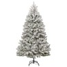 Sapin de Noël artificiel articulé 300 LED et boules 180 cm 
