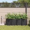 Jardinières de jardin 1 pc Noir 160 x 40 x 52 cm Plastique 