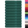 Serviettes 10 pcs vert 100x200 cm 360 g/m² 100% coton 