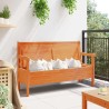 Banc extérieur Acacia 119x76x44 cm en bois massif de pin 