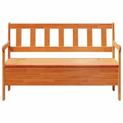 Banc extérieur Acacia 119x76x44 cm en bois massif de pin 
