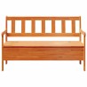 Banc extérieur Acacia 119x76x44 cm en bois massif de pin 