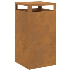 foyer 50x50x100 cm en acier résistant aux intempéries 
