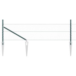 Clôture Hexagonale Verte 0.4x25 m Acier 