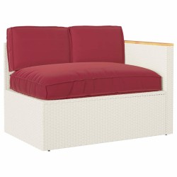 Set de coussins de palette avec oreiller 3 pcs Bordeaux 