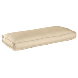 Set de coussins de palette avec oreiller 3 pcs Beige 