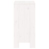 Tabourets de bar lot de 2 blanc 40x36x75 cm bois massif de pin 
