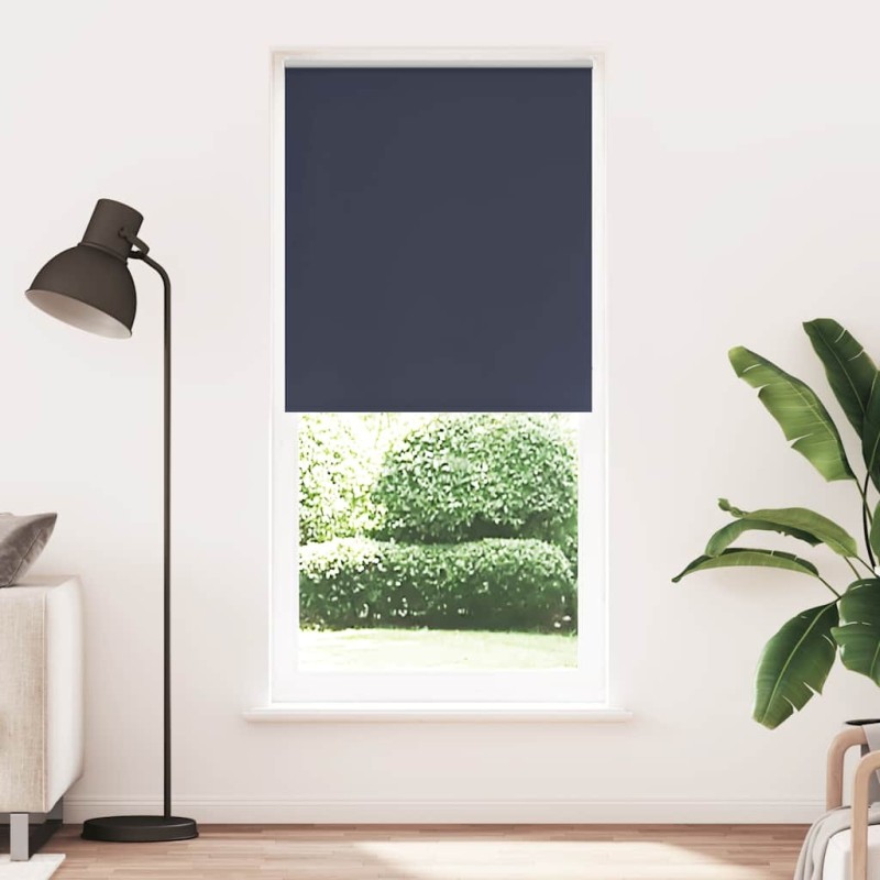 Store enrouleur occultant 80 x 230 cm bleu 
