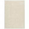 Tapis ISTAN à poils longs aspect brillant crème 200x280 cm 