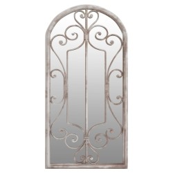 Miroir de jardin Sable 70x30 cm Fer pour utilisation extérieure 